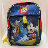 Disney Accessories | Disney Mickey Mouse Backpack Donald Duck Goofy Hey Pal | Color: Blue/Red | Size: 15.25x11.25x4.25”