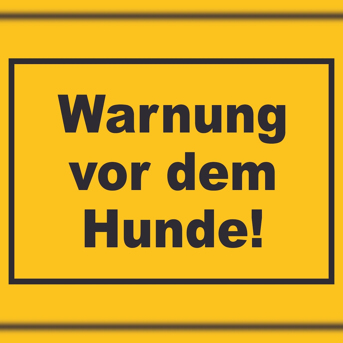 HB-Druck Warnung vor dem Hunde Schild A1 (594x841mm) Image