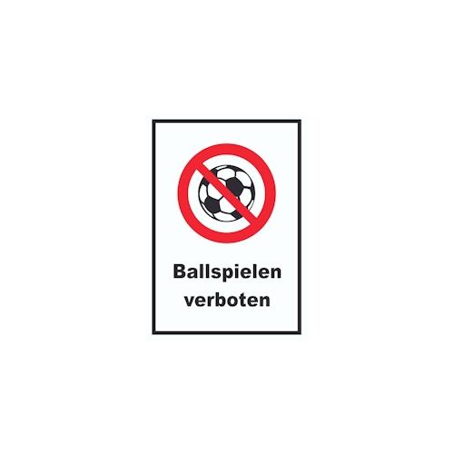 Ballspielen verboten Schild A1 (594x841mm)