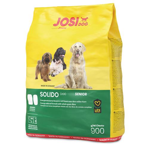 Sparpaket: 5x900g JosiDog Solido Senior Hundefutter trocken