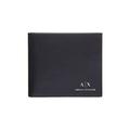 Armani Exchange Herren Essential Plain Leather, 2 pezzi Gift Set Wallet&Keychain,