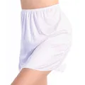 Jupon court en satin pour femmes taille élastique jupe intérieure demi-slip doux accessoires