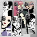Coque de téléphone Anime NaNa Osaki motif souple housse pour iPhone 14 13 Pro 11 15 Art 12 Poly X