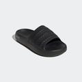 Badesandale ADIDAS ORIGINALS "AYOON ADILETTE" Gr. 40,5, schwarz-weiß (core black, cloud white, core black) Schuhe Badelatschen Pantolette Schlappen Wasserschuhe