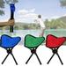 Baumaty Folding Stool Camping Portable 3 Legs Chair Tripod Seat Oxford Cloth For Outdoor Hiking Fishing Picnic Travel Beach BBQ Garden Lawn