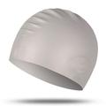 Unisex Silicone Swim Caps Bathing Caps Womens Swim Cap For Long Hair High Elasticity Thick Silicone Swimming Hats For Women Men Unisex Adults Gray