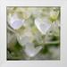 Amber Light Gallery 12x12 White Modern Wood Framed Museum Art Print Titled - Ivory Hydrangea