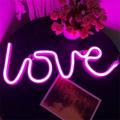 Love Neon Sign-Neon Signs for Bedroom USB or Battery Neon Light for Wall led neon Light as Neon Wall Signs for Girls Love Light up Sign for Christmas Party Wedding Kids Room or Living Room