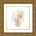 Wiens James 26x26 Gold Ornate Wood Framed with Double Matting Museum Art Print Titled - Salento Coast IV