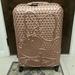 Disney Bags | Nwt Disney Minnie Mouse Rose Gold Hardshell Large 28” Suitcase | Color: Cream/Red | Size: Large 28’