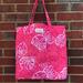 Lilly Pulitzer Bags | Lily Pulitzer Beach Pool Tote Shopper Bag Pink Canvas Nylon Starfish Seastar New | Color: Pink/Red | Size: Os