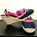 J. Crew Shoes | J Crew Wedge Espadrilles Nwot | Color: Blue/Pink | Size: 9