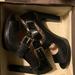 Michael Kors Shoes | Black Michael Kors Leather Heels Sized 10. Nib | Color: Black | Size: 10