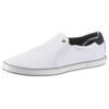 Slip-On Sneaker TOMMY HILFIGER "ICONIC SLIP ON SNEAKER", Herren, Gr. 39, weiß, Textil, sportlich, Schuhe, Slipper, Freizeitschuh, Halbschuh mit seitlichen Stretcheinsätzen