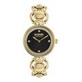 Versus Versace Victoria Harbour Collection Women's Watch Jewelry Featuring Silver Guilloché Dial Swarovski Crystals, Gold, One size, Victoria Harbour