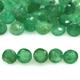 10 Stück Smaragde rund/brillant 3 mm aus Sambia