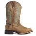 Ariat Round Up Wide Square Toe H2O - Womens 10 Brown Boot B