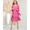 Draper's & Damon's Women's Special Occasion Flirty Jacket Dress - Pink - M - Misses