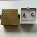 Michael Kors Jewelry | Michael Kors Stud Earrings Rose Gold | Color: Gold | Size: Os