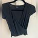Urban Outfitters Tops | Black Surplice Top From Out From Under By Urban Outfitters | Color: Black | Size: S