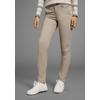 Chinohose KANGAROOS, Damen, Gr. 46, N-Gr, beige, Web, Obermaterial: 98% Baumwolle, 2% Elasthan, unifarben, casual, gerade, unten schmal lang, Hosen Chinohose Hose, in schmaler Form, mit Kordel zu binden