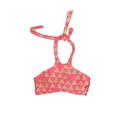 Seafolly Swimsuit Top Pink Checkered/Gingham Halter Swimwear - Women's Size 8
