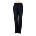 Gap Jeans - Mid/Reg Rise Skinny Leg Denim: Blue Bottoms - Women's Size 25 - Dark Wash