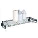 Focus FWS1836GN Direct Wall Mount Kit w/ (2) 18"D Brackets & (1) 36"W Wire Shelf, Epoxy, Epoxy Coated, 36" x 18", Green