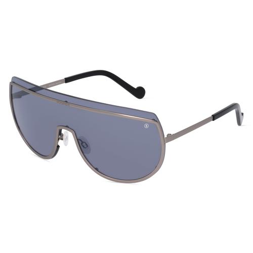 Bogner BO 7324 Unisex-Sonnenbrille Vollrand Monoscheibe Metall-Gestell, grau