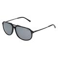 Jaguar J 7258 Herren-Sonnenbrille Vollrand Pilot Kunststoff-Gestell, schwarz