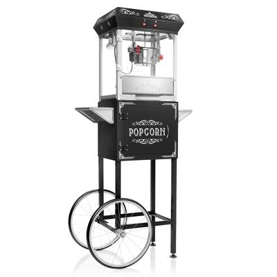 Vintage Style Popcorn Machine Popper with Cart and 4oz Kettle