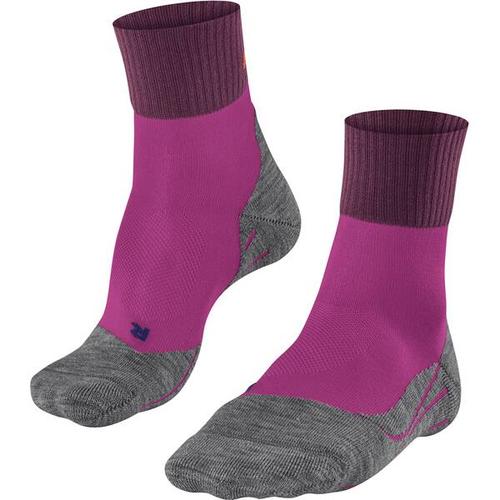 FALKE TK2 Short Cool Damen Socken, Größe 39-40 in Lila