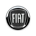 Adesivo 3d 4r Fiat Ufficiale Logo, Colore Black, 48mm