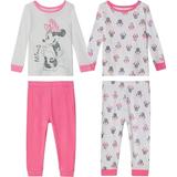 Disney Baby Girls Minnie Mouse Snug Fit Cotton Pajamas