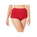 Plus Size Women's Nylon Mesh Rumba Boyshort by Amoureuse in Classic Red (Size 10)