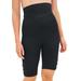 Plus Size Women's Mesh Accent High Waist Bike Short by Woman Within in Black (Size 26)