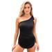 Plus Size Women's Removable Strap Sarong One Piece by Woman Within in Black (Size 22)