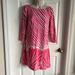 Lilly Pulitzer Dresses | Lilly Pulitzer Crew Neck Dress | Color: Pink/White | Size: S
