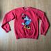 Disney Tops | Disney Minnie Mouse Sweatshirt Red Women’s Small | Color: Red | Size: S