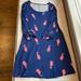 Lilly Pulitzer Dresses | Good Condition Lily Pulitzer Dark Blue Dress Seahorse Pattern Size Xxs. | Color: Blue | Size: Xxs