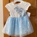 Disney Dresses | Disney Frozen Ii Elsa Wake Your Spirit Horse Princess Glitter Snowflake Dress 2t | Color: Blue/Silver | Size: 2tg