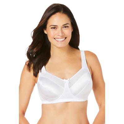 Plus Size Women's Exclusive Patented Side Wire Bra by Comfort Choice in White (Size 46 C)