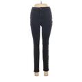 Old Navy Jeans - Mid/Reg Rise Skinny Leg Denim: Black Bottoms - Women's Size 6 - Black Wash