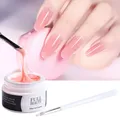 Gel pour extension UV Builder Gel French Nails Clear Acrygel Base Vernis Quick Building Nail Art