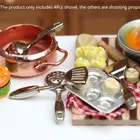 Ustensiles de cuisine pour maison de poupée 4 pièces cuillère suspendue Miniature spatule
