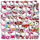 10/30/50pcs Sanrio Hello Kitty Autocollants Esthétique Décoratif Bagages Voiture Téléphone