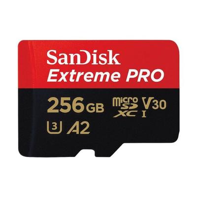 SanDisk microSDXC-Speicherkarte mit Adapter »Extreme 256 GB«, 15x1x11 cm Image