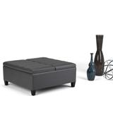 WYNDENHALL Tyler 36 inch Wide Contemporary Square Table Ottoman