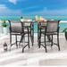 Patio Festival 4-Person Bar Height Dining Set