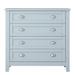 Drawer Cabinet，Bar Cabinet, Storage Cabinet with Retro Shell-shaped Handle
